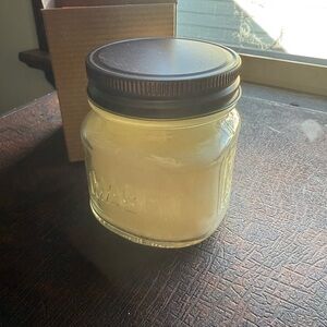 Cream Scented Candle in Glass Jar